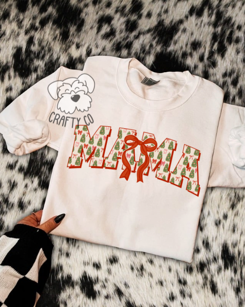 Mama bow crewneck