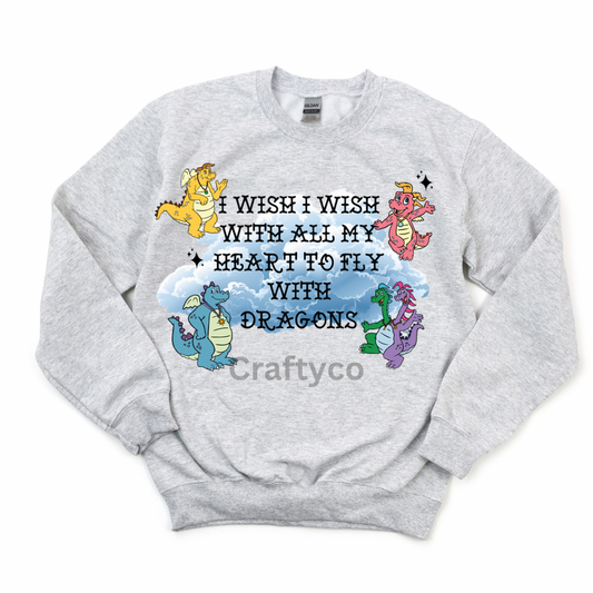 I wish I wish  crewneck