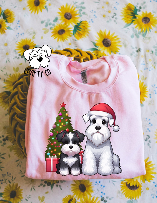 Christmas puppies crewneck