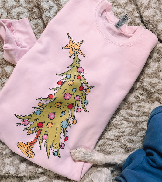 Christmas tree crewneck