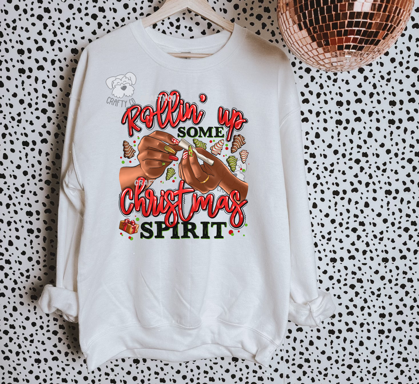 Some Christmas spirit crewneck