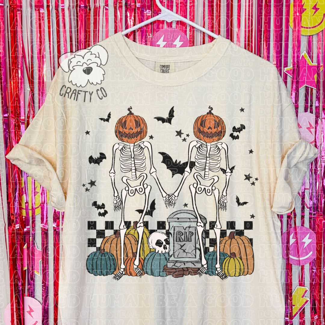 Spooky besties grave T-shirt