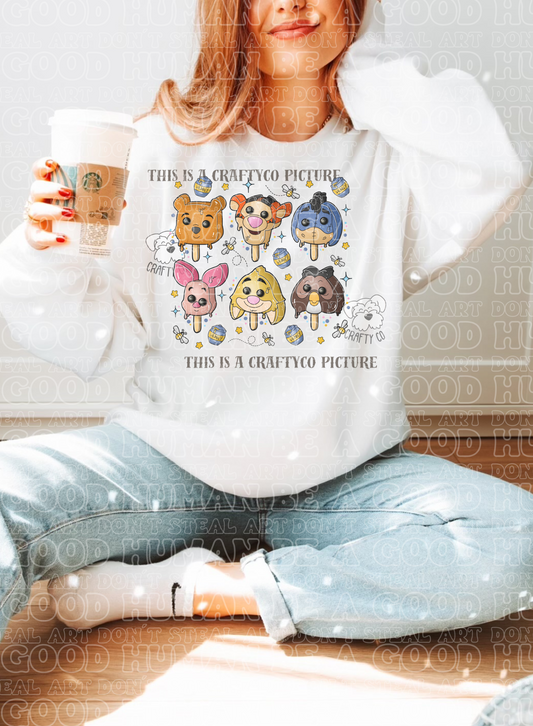 Hunny bear popsicle crewneck