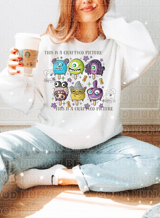 Monster popsicle crewneck