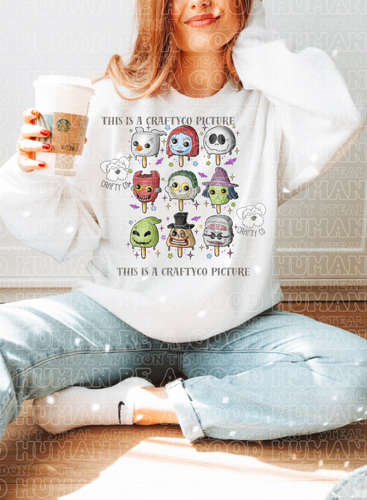 Nightmare popsicle crewneck