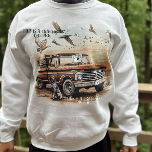 Hunting crewneck