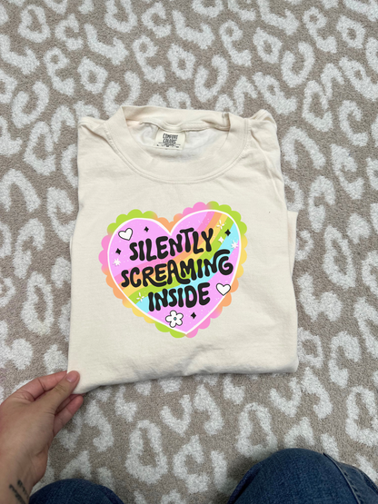 Silently screaming T-shirt