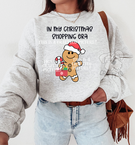 Christmas shopping era crewneck