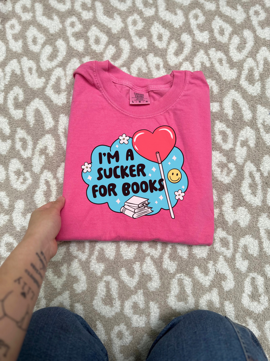 Sucker for books T-shirt