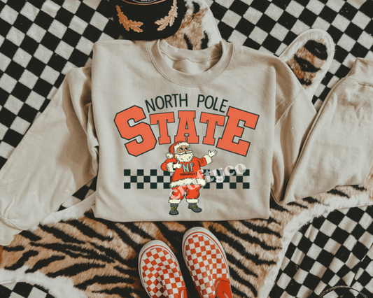 North Pole State crewneck