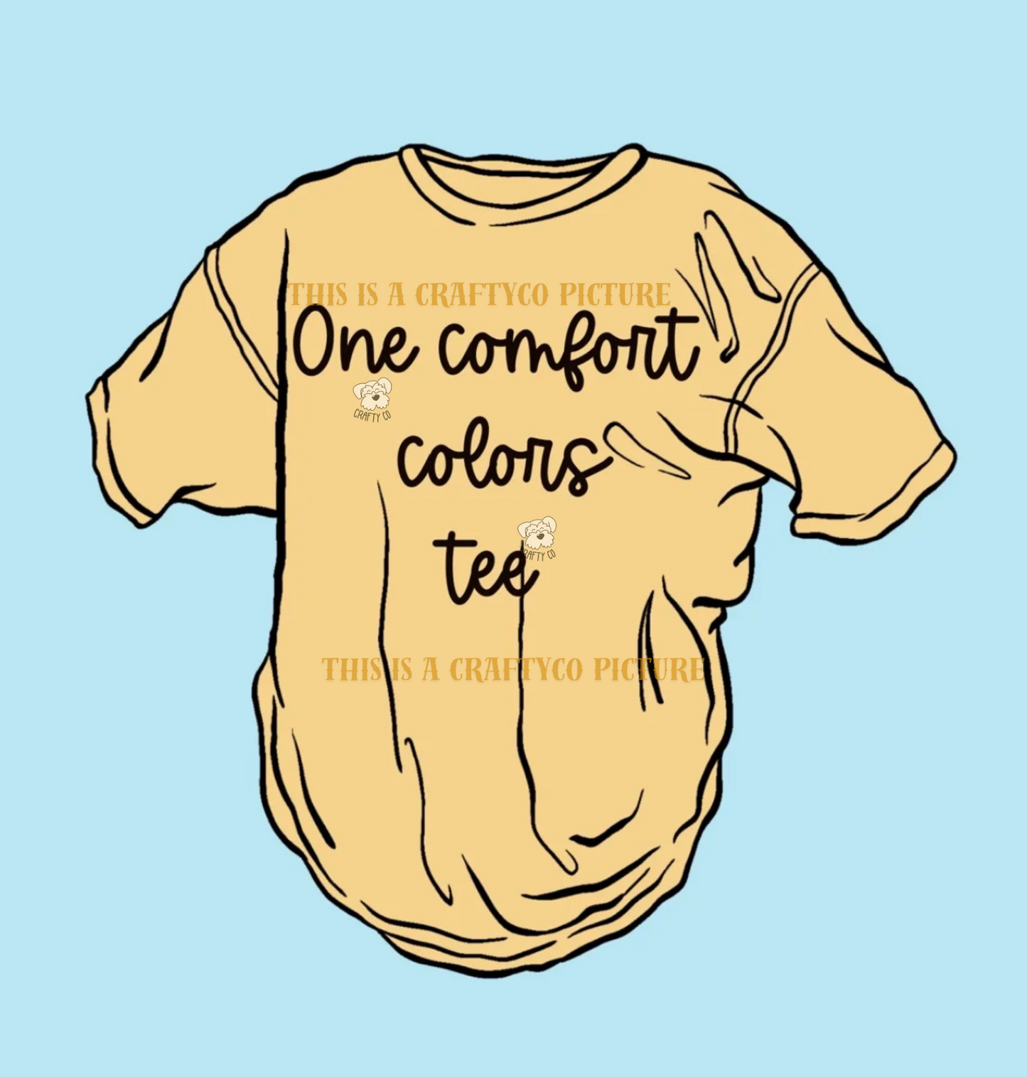 ONE MYSTERY COMFORT COLORS T-shirt