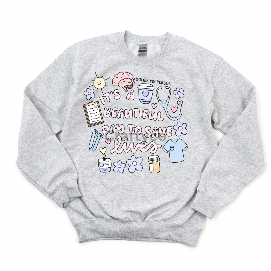 It’s a beautiful day EXCLUSIVE crewneck