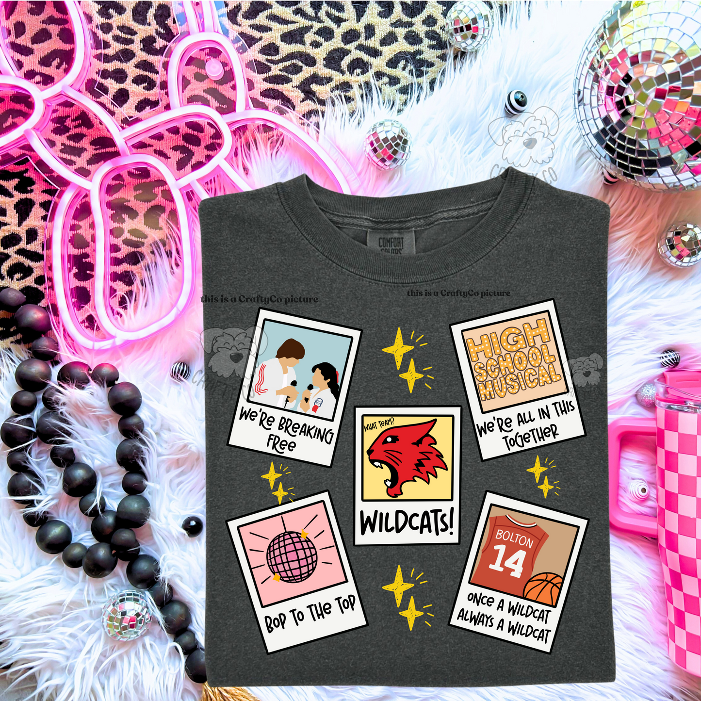 Polaroid high school T-shirt